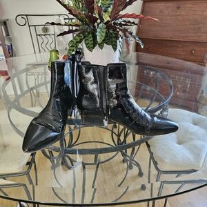 Franco Sarto patent leather boot
